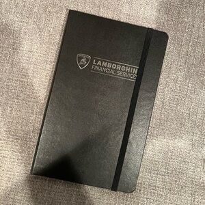 Lamborghini Black Moleskine Journal notebook new lamborghini car collectible